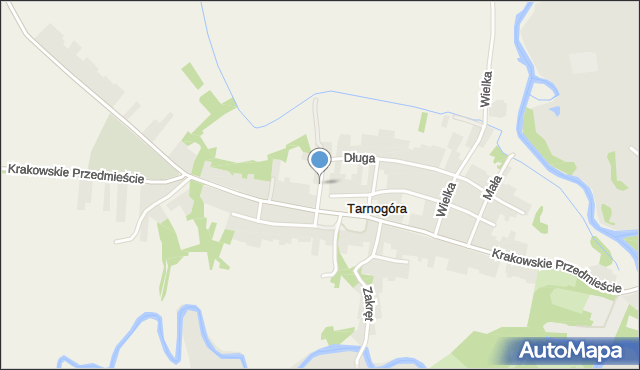 Tarnogóra gmina Izbica, Szkolna, mapa Tarnogóra gmina Izbica