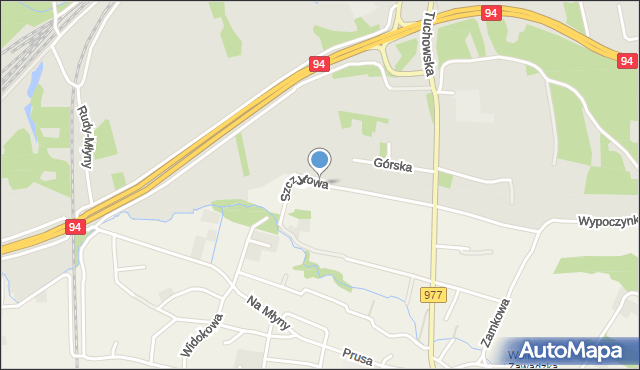 Tarnowiec gmina Tarnów, Szczytowa, mapa Tarnowiec gmina Tarnów