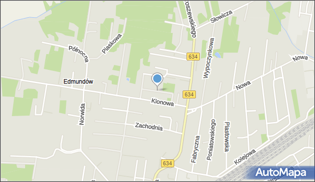Tłuszcz powiat wołomiński, Szmaragdowa, mapa Tłuszcz powiat wołomiński