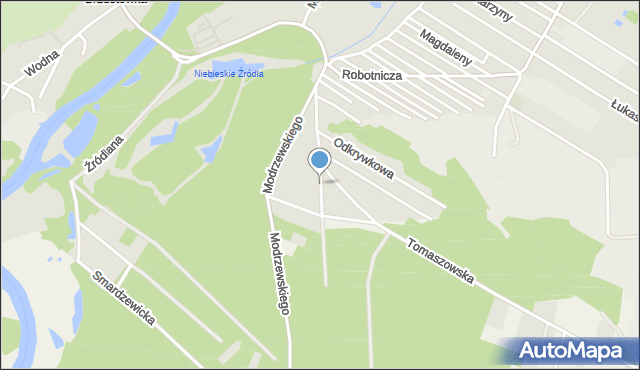 Tomaszów Mazowiecki, Szymanówek, mapa Tomaszów Mazowiecki