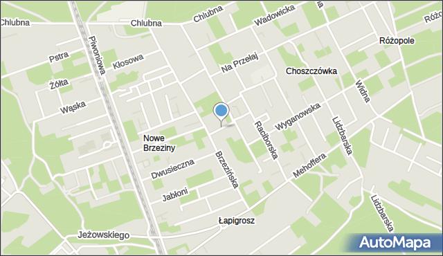 Warszawa, Szamotulska, mapa Warszawy