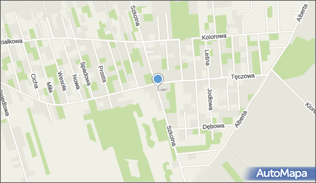 Wierzchowisko gmina Mykanów, Szkolna, mapa Wierzchowisko gmina Mykanów