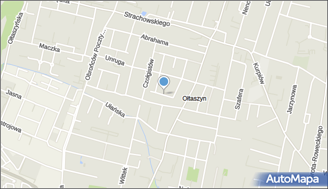 Wrocław, Szczepowa, mapa Wrocławia