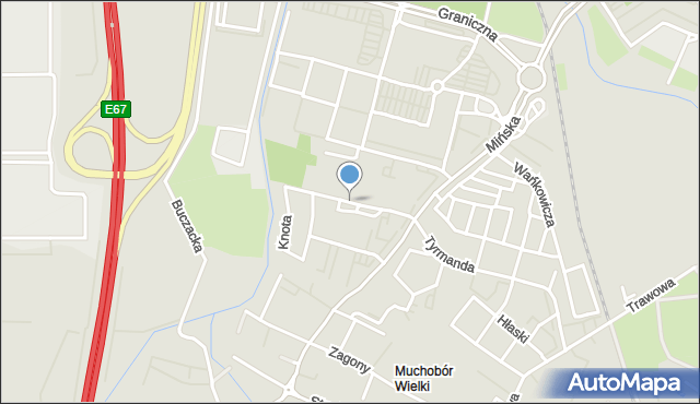 Wrocław, Szarskiego Kazimierza Witalisa, mapa Wrocławia