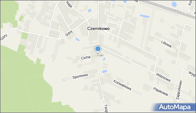 Czernikowo, Targowa, mapa Czernikowo