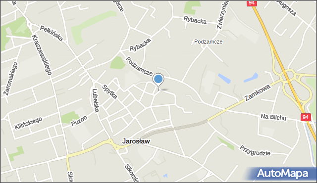 Jarosław, Tatarska, mapa Jarosławia