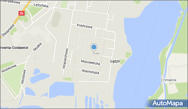 Konin, Tatrzańska, mapa Konina