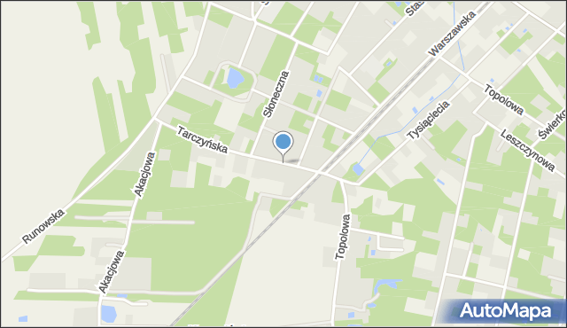 Korzeniówka gmina Tarczyn, Tarczyńska, mapa Korzeniówka gmina Tarczyn