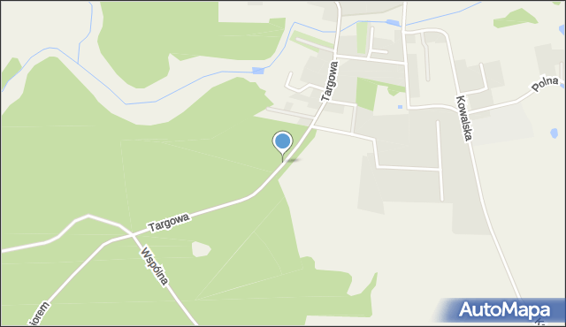 Lubań gmina Nowa Karczma, Targowa, mapa Lubań gmina Nowa Karczma