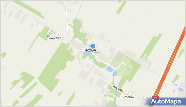 Taczów, Taczów, mapa Taczów