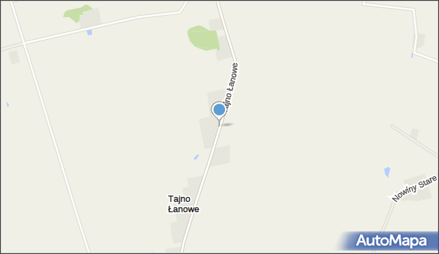 Tajno Łanowe, Tajno Łanowe, mapa Tajno Łanowe