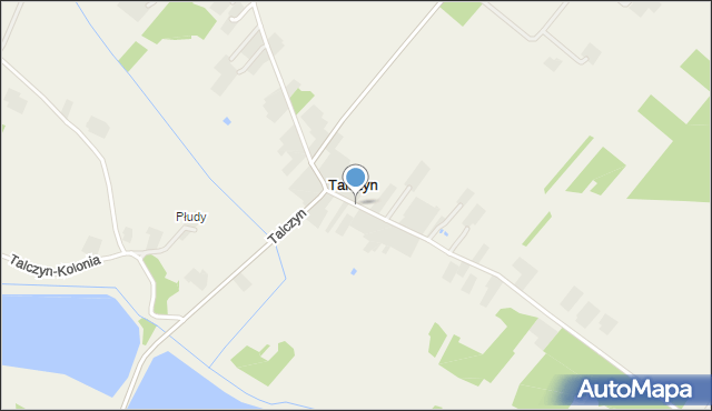 Talczyn, Talczyn, mapa Talczyn