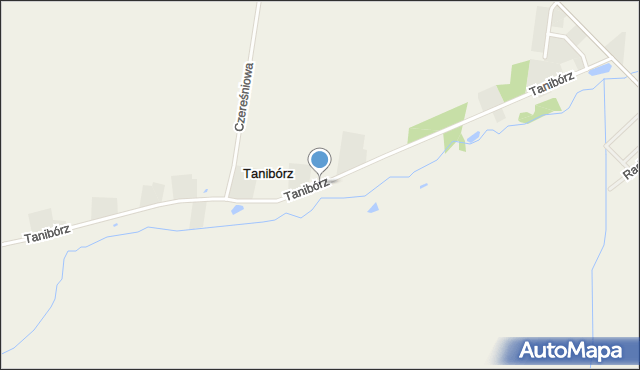 Tanibórz, Tanibórz, mapa Tanibórz