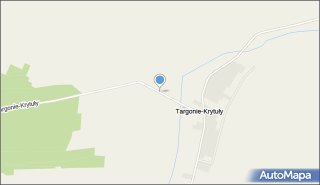 Targonie-Krytuły, Targonie-Krytuły, mapa Targonie-Krytuły