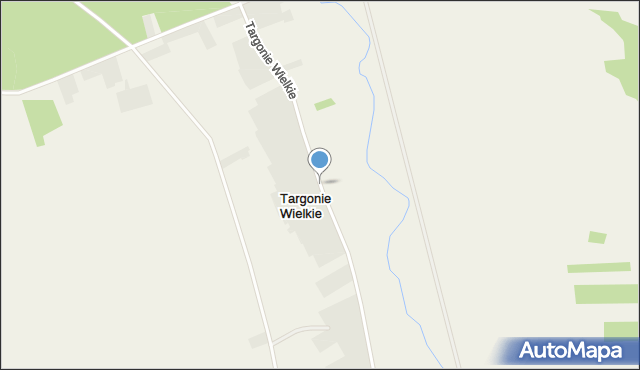 Targonie Wielkie, Targonie Wielkie, mapa Targonie Wielkie