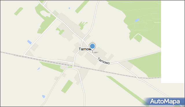 Tarnowo gmina Suchań, Tarnowo, mapa Tarnowo gmina Suchań