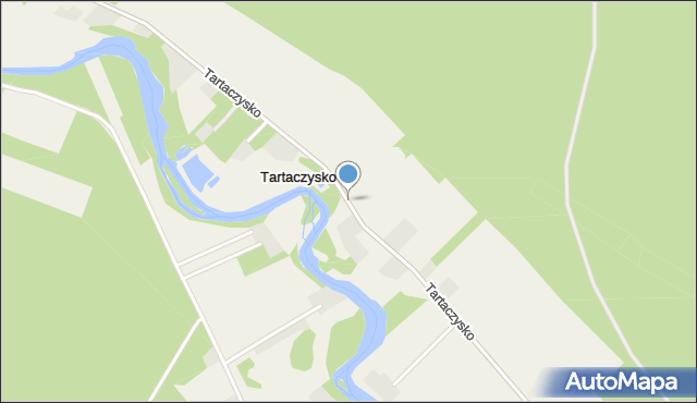 Tartaczysko, Tartaczysko, mapa Tartaczysko