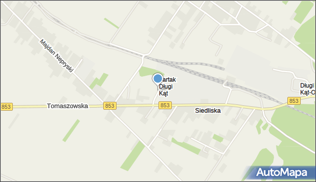 Tartak Długi Kąt, Tartak Długi Kąt, mapa Tartak Długi Kąt