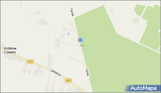 Tartak gmina Grodziec, Tartak, mapa Tartak gmina Grodziec