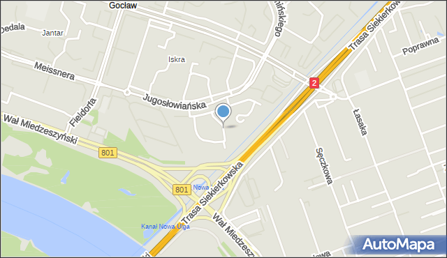 Warszawa, Tatarkiewicza Władysława, mapa Warszawy