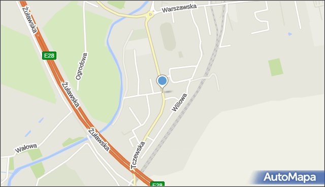 Nowy Dwór Gdański, Tczewska, mapa Nowy Dwór Gdański