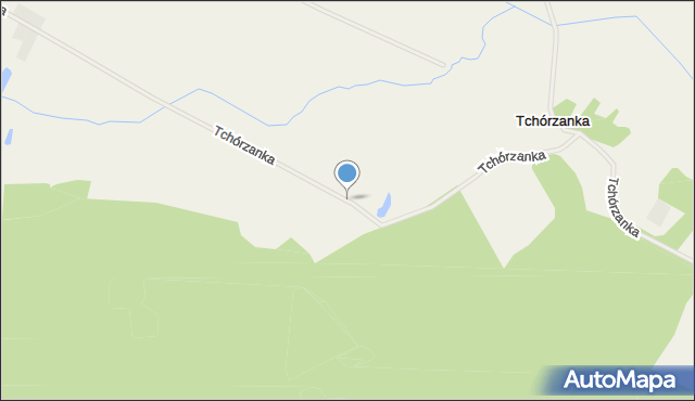 Tchórzanka, Tchórzanka, mapa Tchórzanka