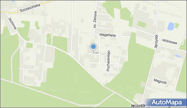 Kobylanka powiat stargardzki, Teligi Leonida, mapa Kobylanka powiat stargardzki