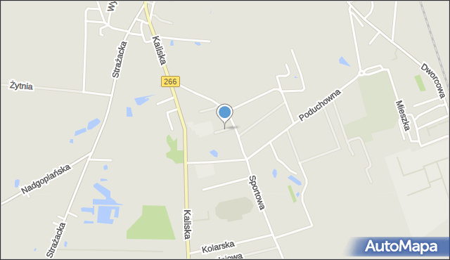 Piotrków Kujawski, Tenisowa, mapa Piotrków Kujawski