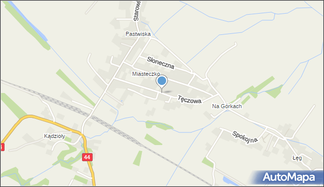 Ryczów gmina Spytkowice, Tęczowa, mapa Ryczów gmina Spytkowice