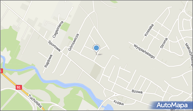 Świecie, Teligi Leonida, mapa Świecie