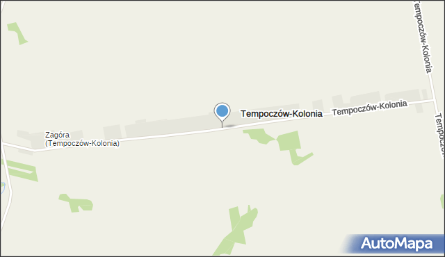 Tempoczów-Kolonia, Tempoczów-Kolonia, mapa Tempoczów-Kolonia