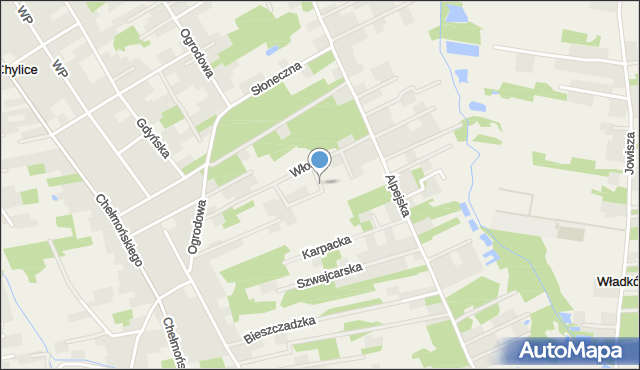 Chylice gmina Jaktorów, Toskańska, mapa Chylice gmina Jaktorów