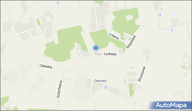 Dobrzewino, Torfowa, mapa Dobrzewino