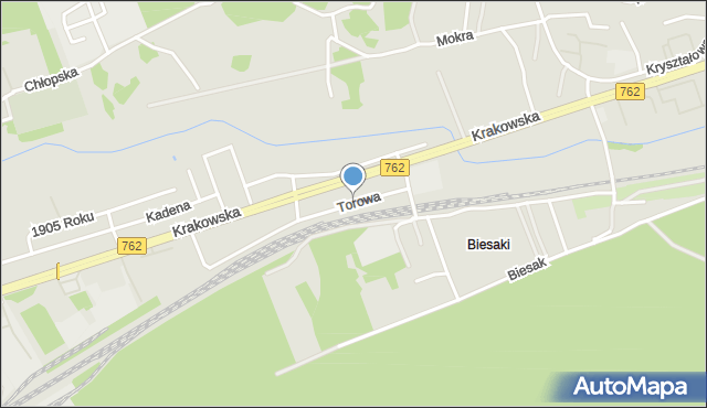 Kielce, Torowa, mapa Kielc