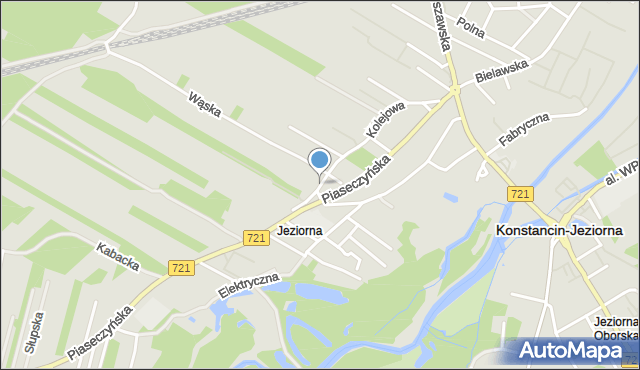 Konstancin-Jeziorna, Torowa, mapa Konstancin-Jeziorna