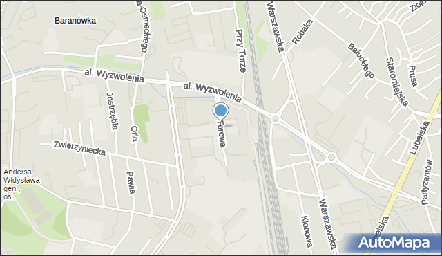 Rzeszów, Torowa, mapa Rzeszów