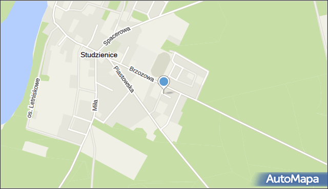 Studzienice powiat bytowski, Topolowa, mapa Studzienice powiat bytowski