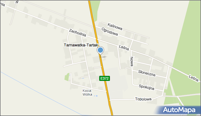 Tarnawatka-Tartak, Tomaszowska, mapa Tarnawatka-Tartak