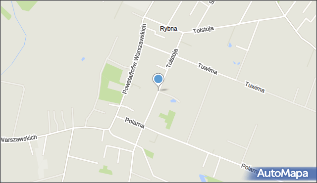 Tarnowskie Góry, Tołstoja Lwa, mapa Tarnowskie Góry