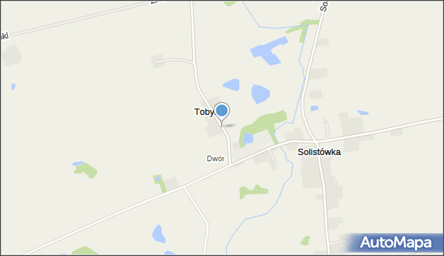 Tobyłka, Tobyłka, mapa Tobyłka