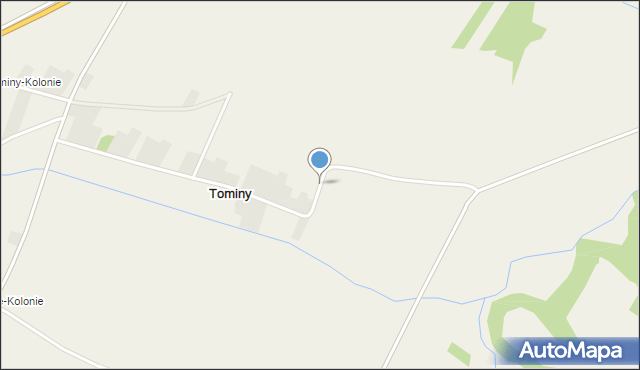 Tominy, Tominy, mapa Tominy