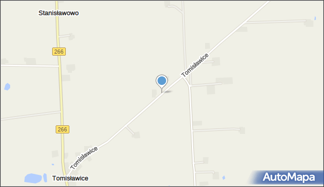 Tomisławice gmina Wierzbinek, Tomisławice, mapa Tomisławice gmina Wierzbinek