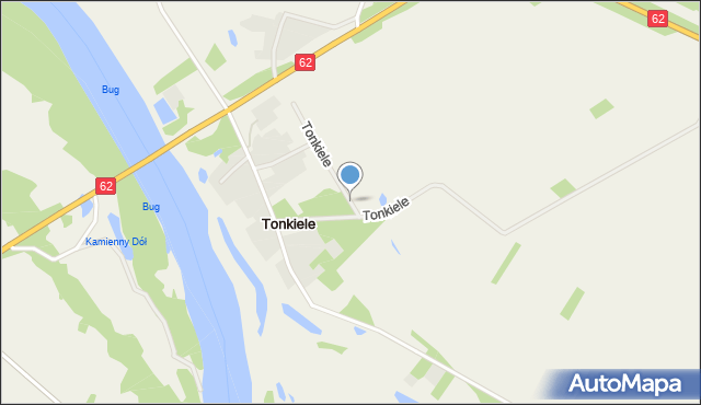 Tonkiele, Tonkiele, mapa Tonkiele