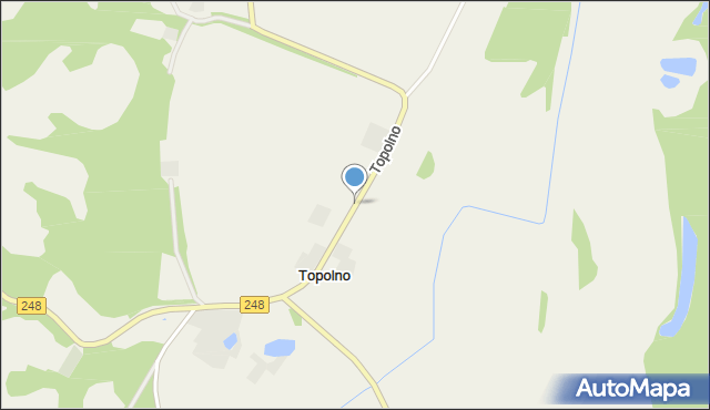 Topolno, Topolno, mapa Topolno
