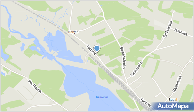Wąchock, Torowa, mapa Wąchock