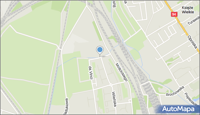 Wrocław, Topolowa, mapa Wrocławia