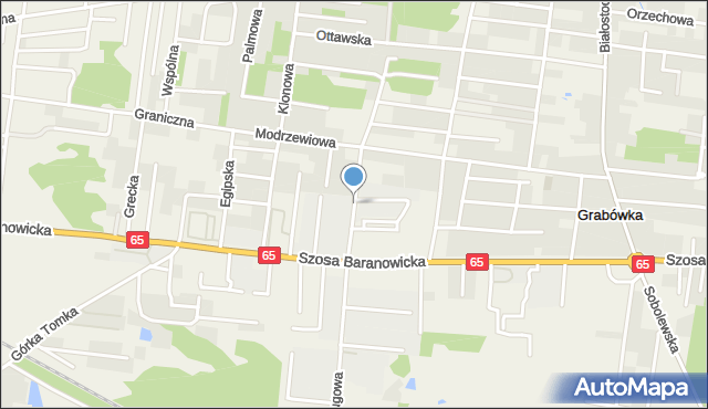 Zaścianki gmina Grabówka, Topolowa, mapa Zaścianki gmina Grabówka