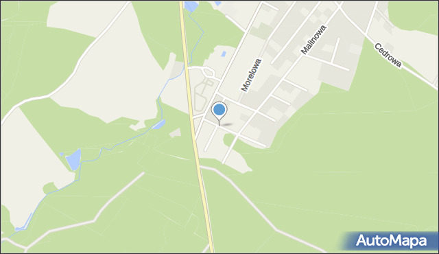 Jerzmanowa, Truskawkowa, mapa Jerzmanowa