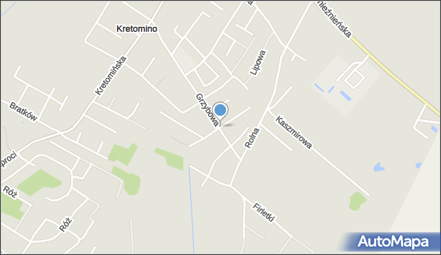 Koszalin, Trufli, mapa Koszalina