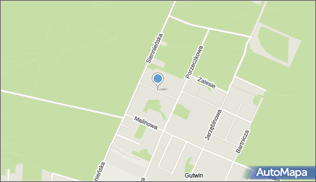 Ostrowiec Świętokrzyski, Truskawkowa, mapa Ostrowiec Świętokrzyski